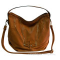 Cross body bag with many zipped pockets,made of PU ,cheap price and good quality,adjustable strape